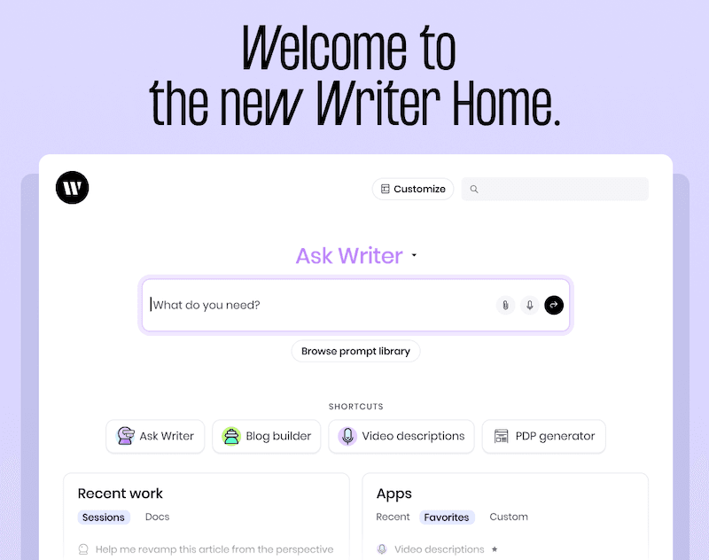 What's new at WRITER