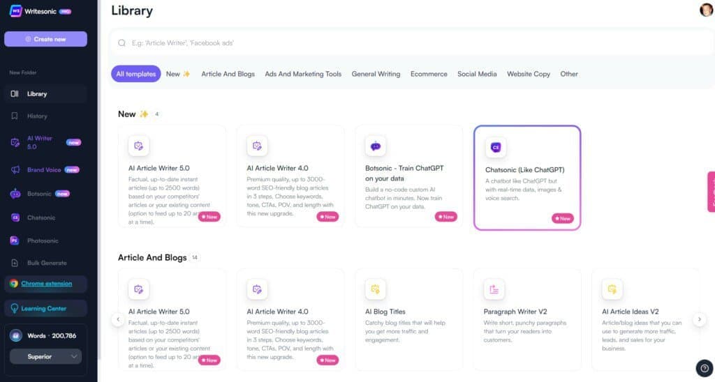 Writesonic Review: My Hands On Testing & Experience