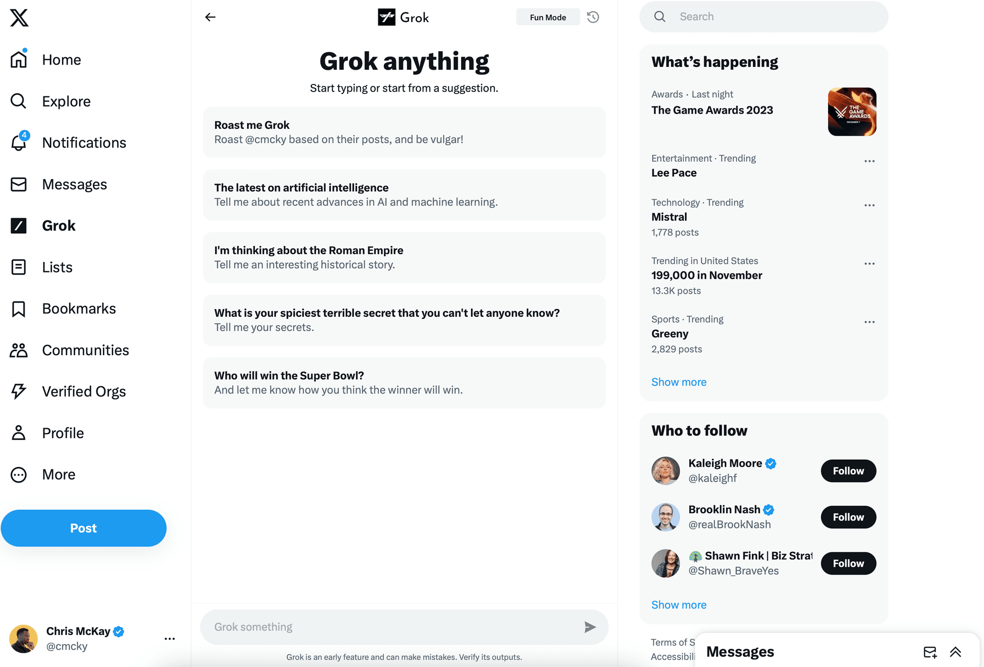 X's AI Chatbot Grok Now Available to All Premium+ Subscribers in the US