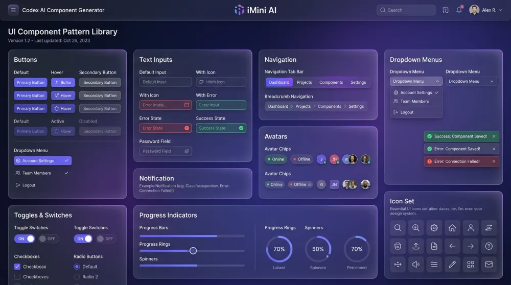 How to Use Codex AI + iMini AI for UX/UI Design (2026 Workflow)
