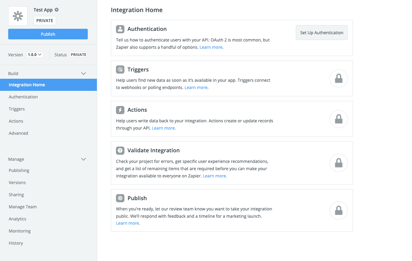 Advanced webhook automation with Zapier Platform interface