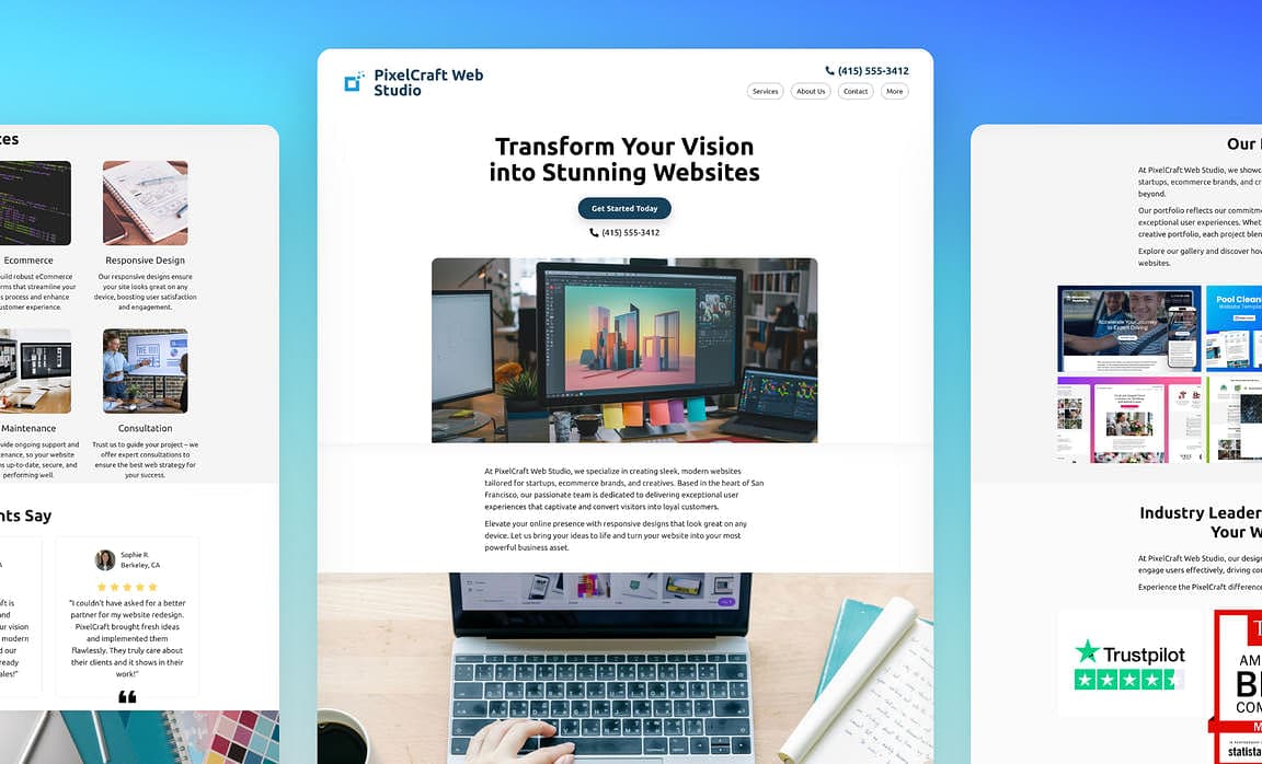 AI Website Builder for Web Designers & Studios