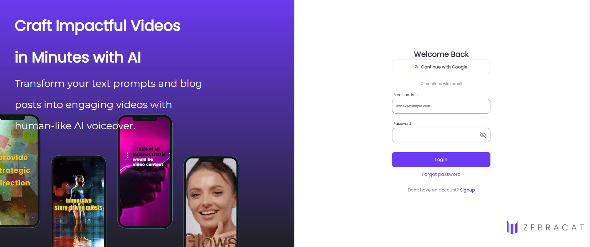 How to create your Marketing Video using Zebracat AI?