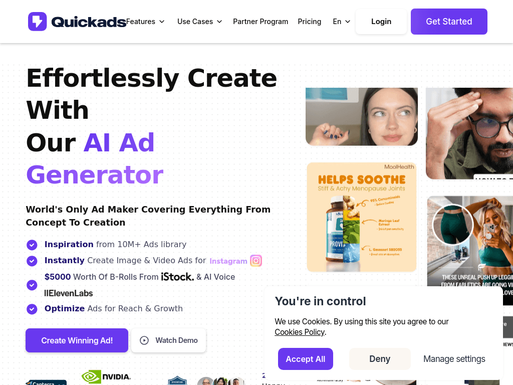 Quickads screenshot
