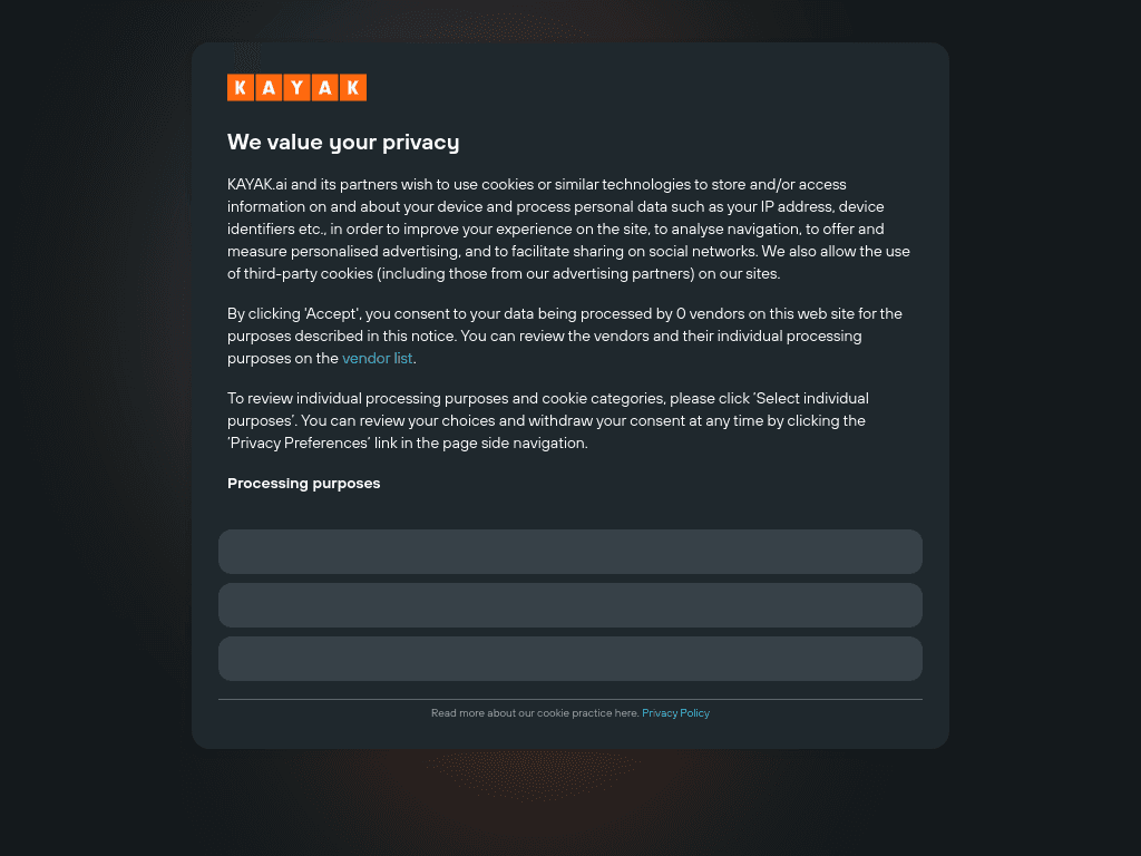 Kayak.ai screenshot