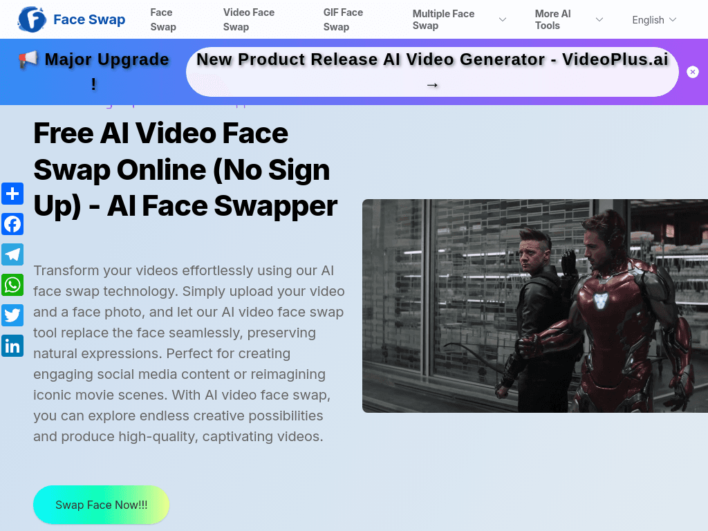 AI Face Swapper screenshot