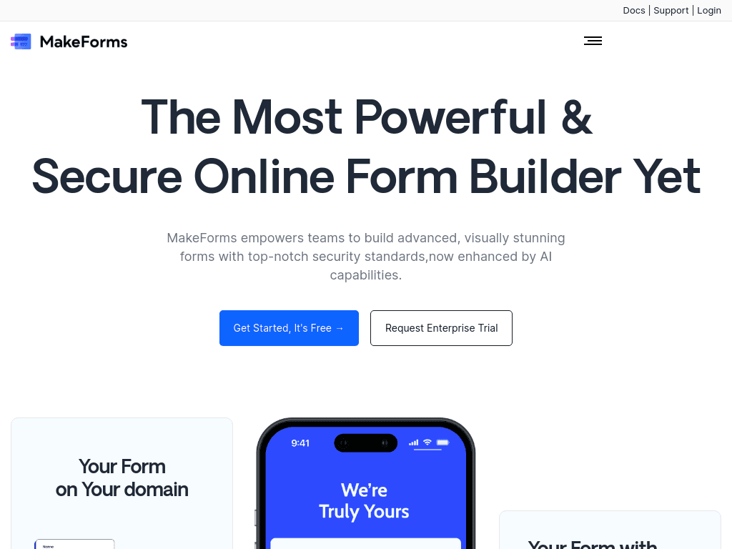 MakeForms screenshot