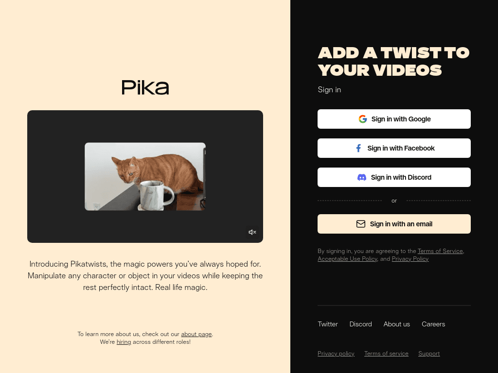 Pikatwists screenshot