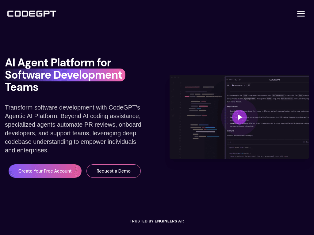 CodeGPT screenshot